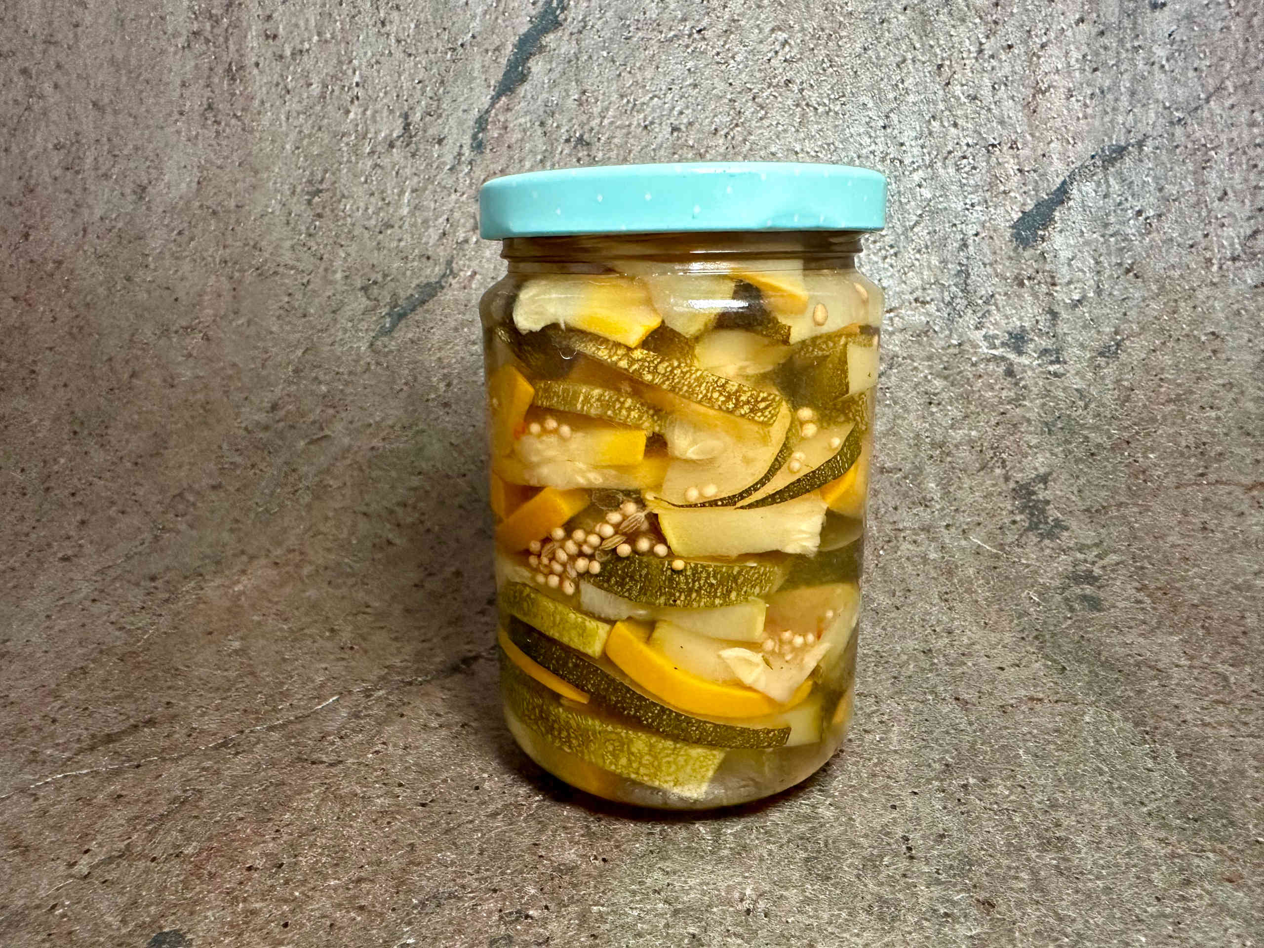 Pickled zucchini