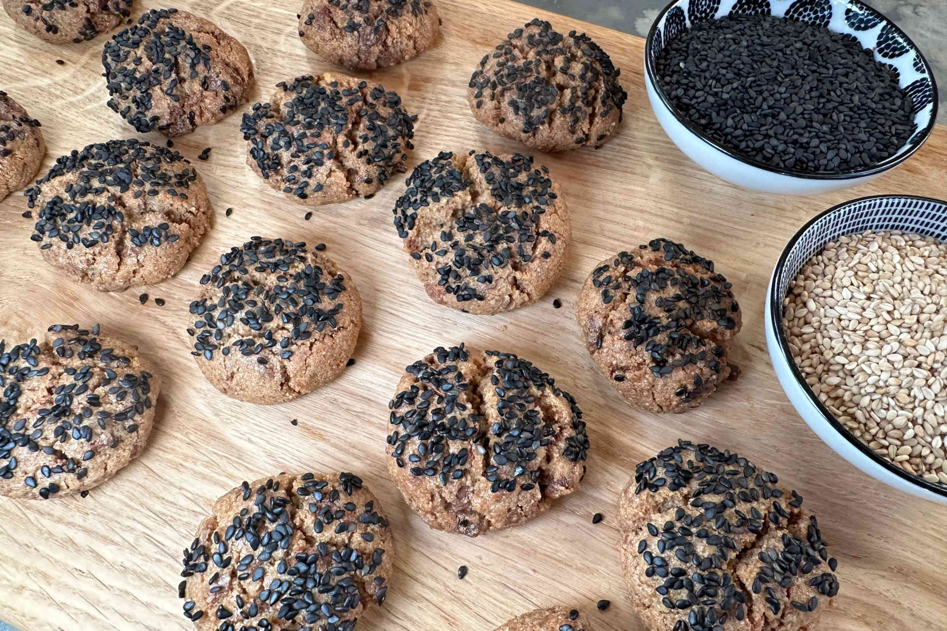 Tahini chocolate cookies: Soft, chewy & irresistible
