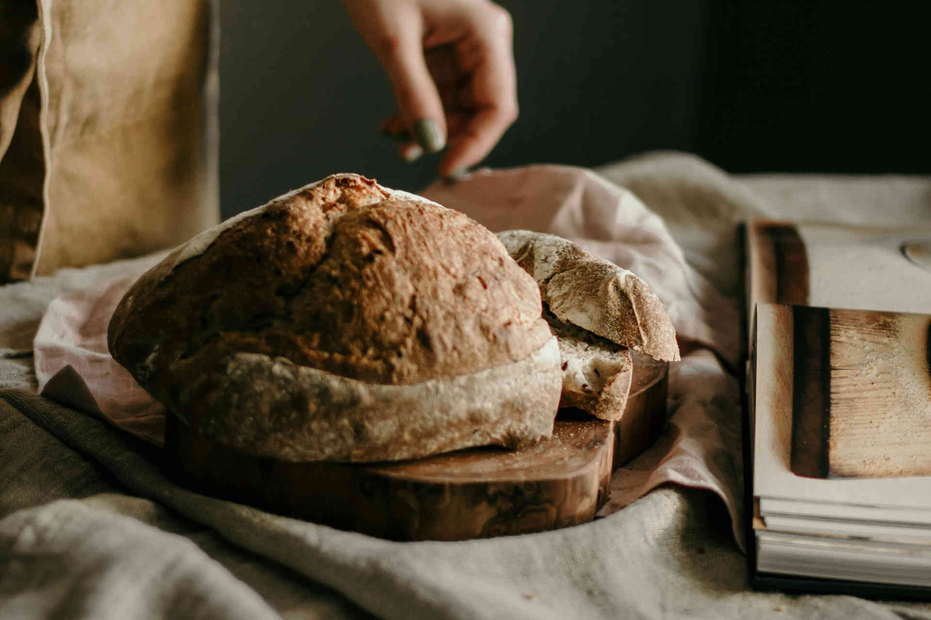 Wheat sourdough bread