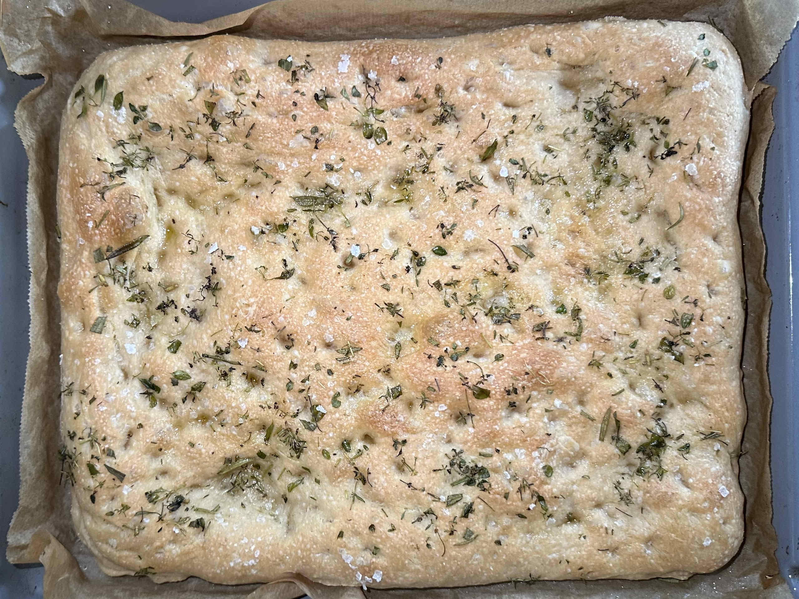 Focaccia - crispy, airy & simple
