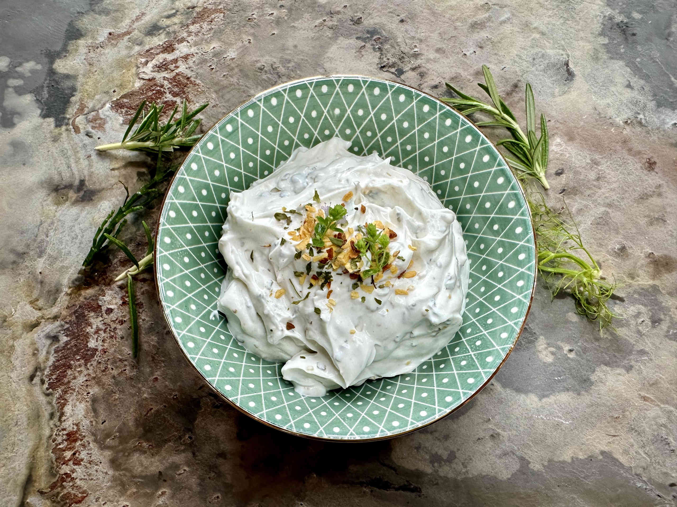 Vegan herb spread