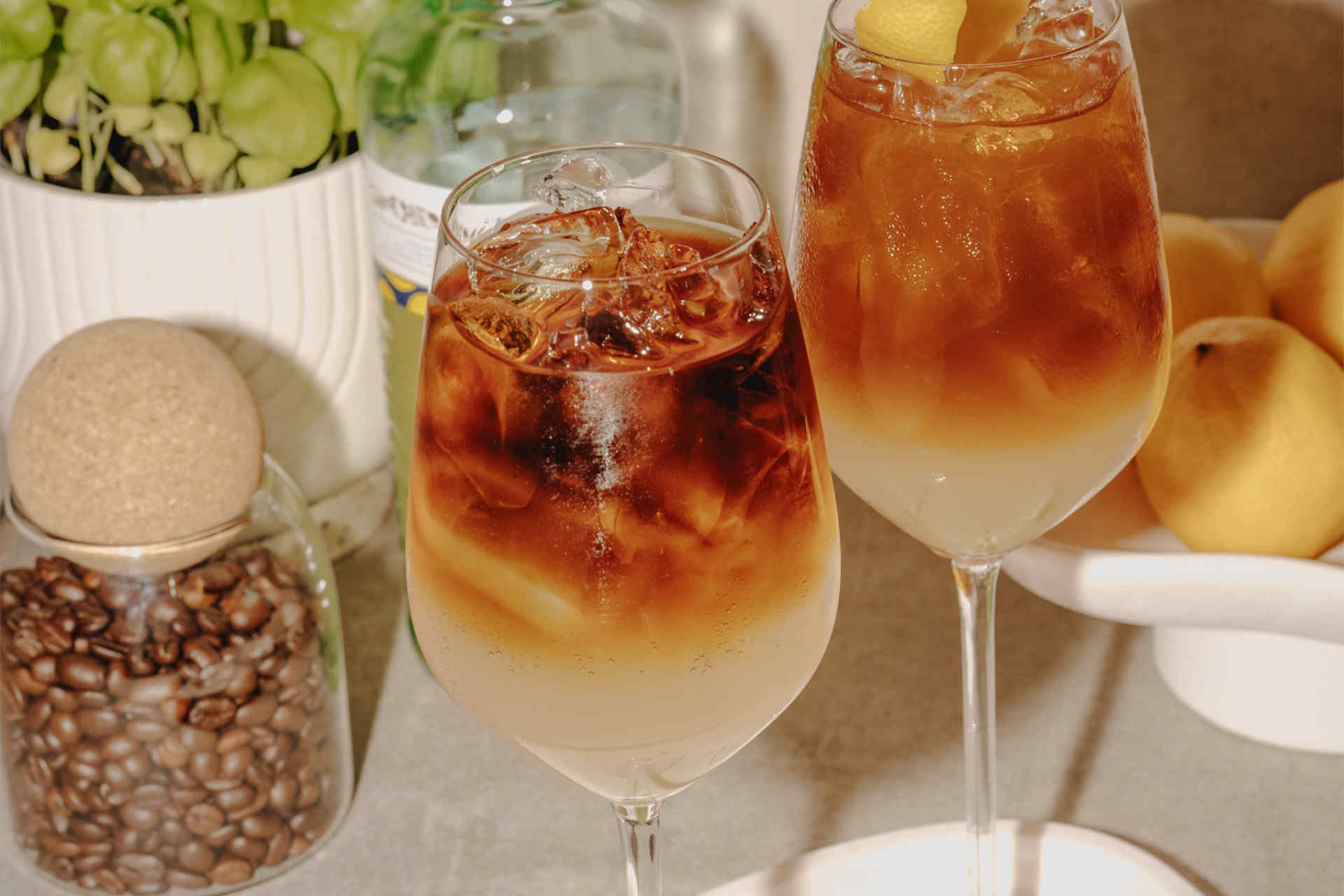 Koffein küsst Amalfiküste: Coffee Limoncello Tonic