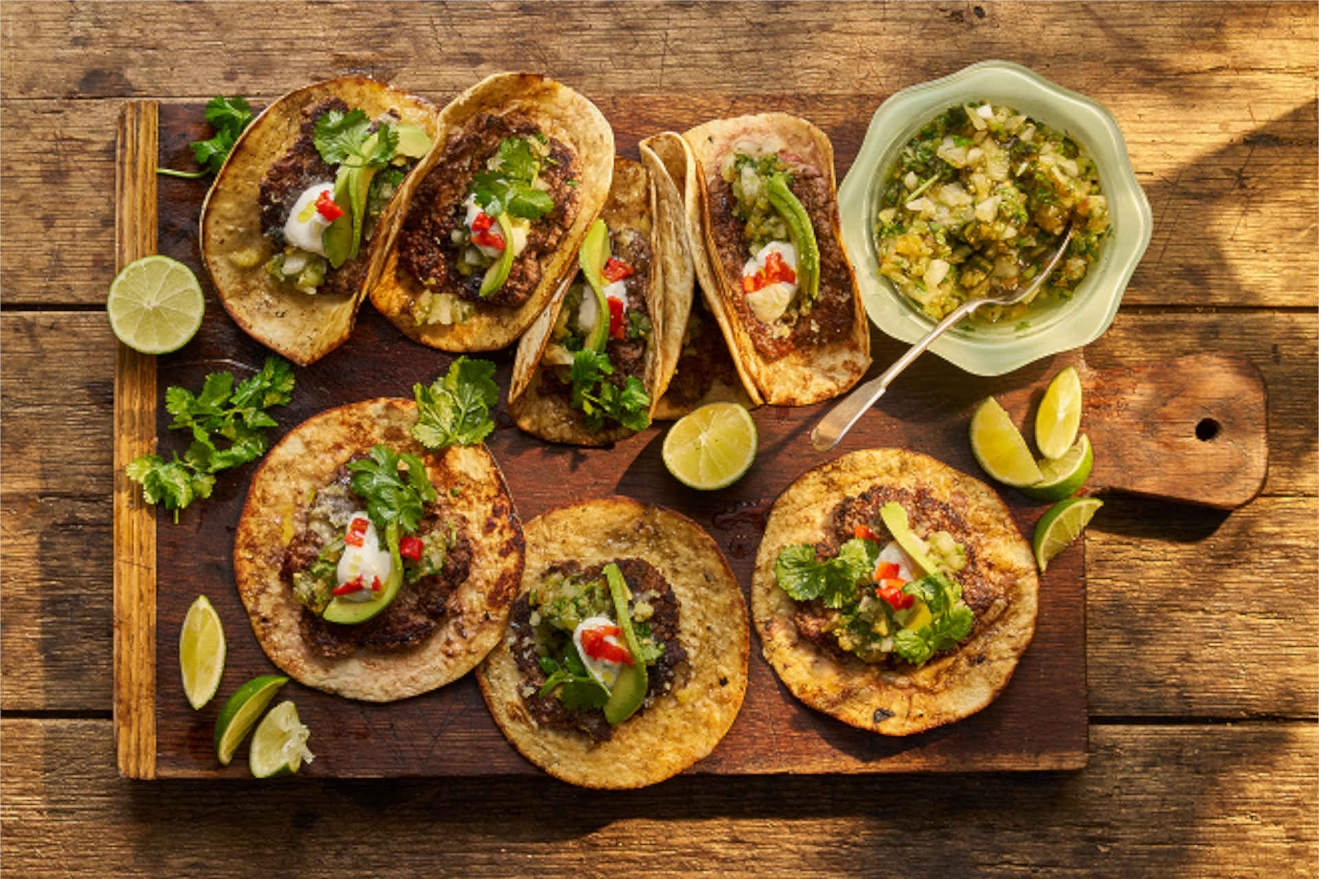 Smashed Beef Tacos by Jamie Oliver