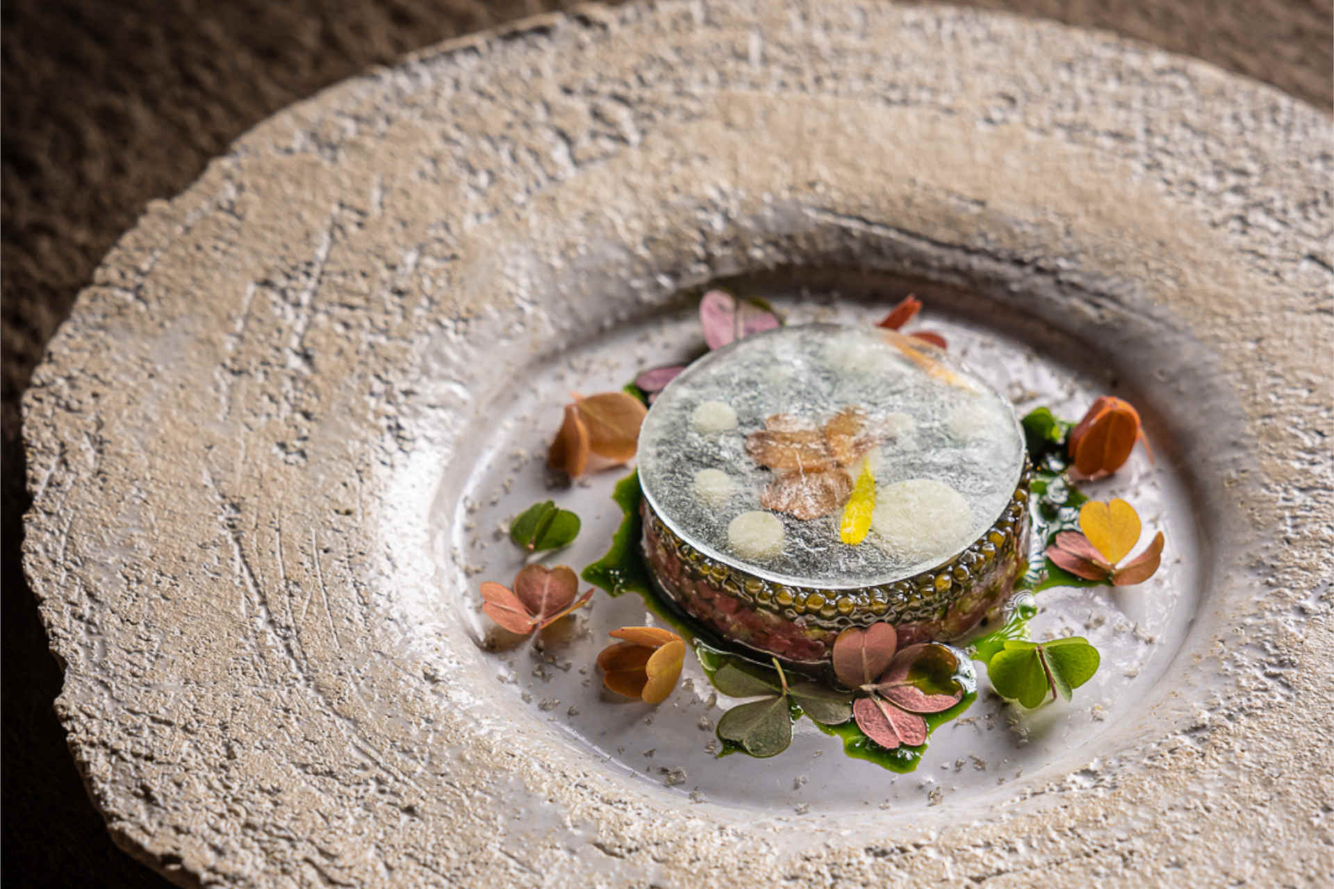 Venison tartare with Ossetra caviar