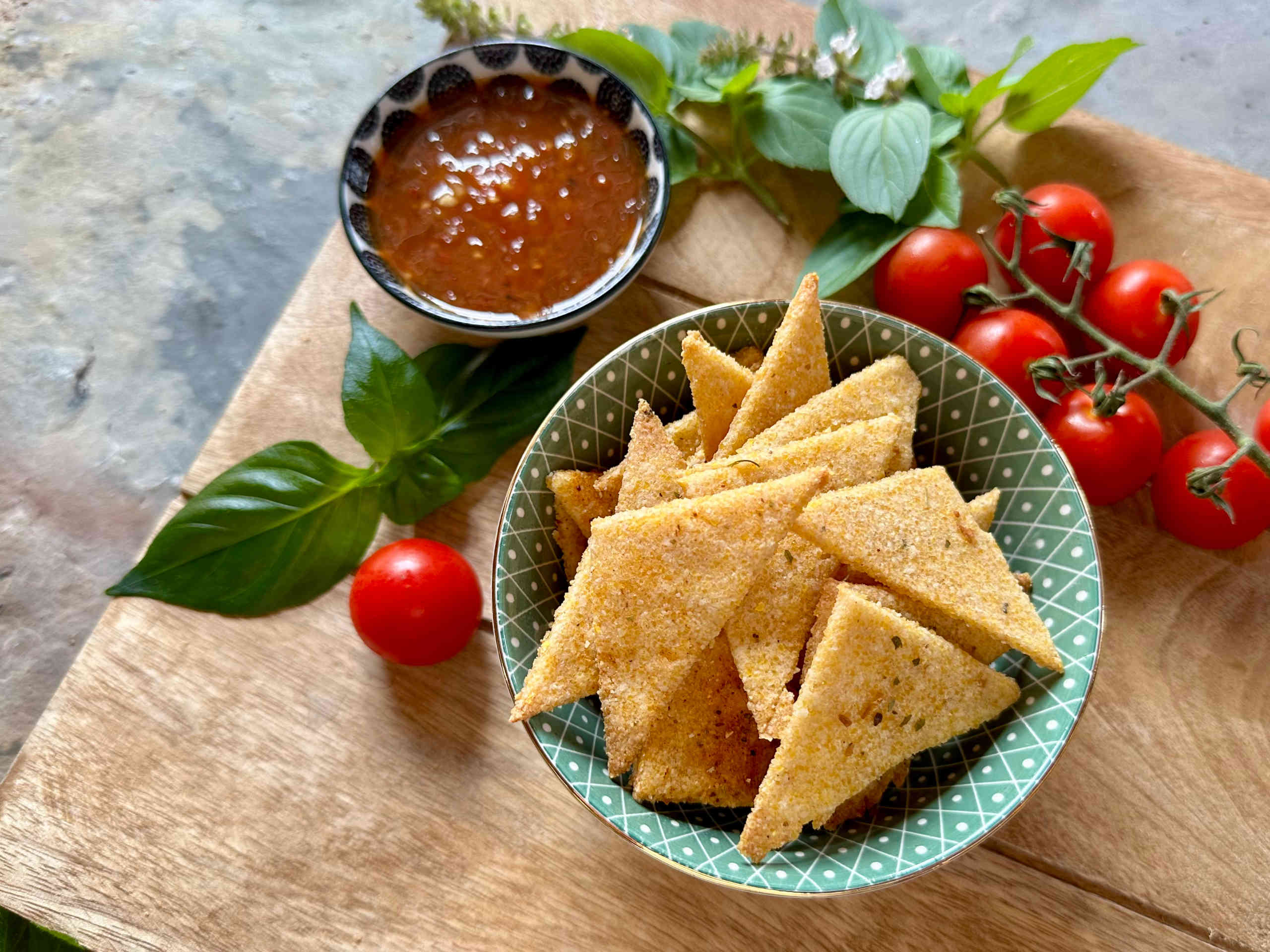 Glutenfreie Mais-Tortilla-Chips © Alexandra Gorsche